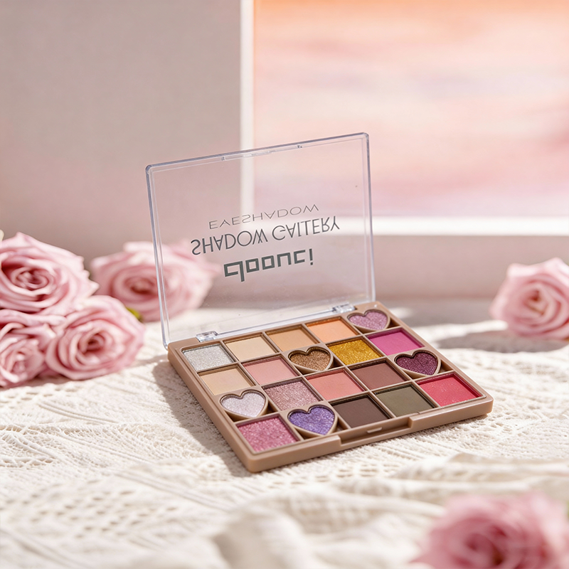 [Out of stock, Minimum order: 12,000 pcs]NEXTWELL 20-color eyeshadow palette (including the heart-shaped version)