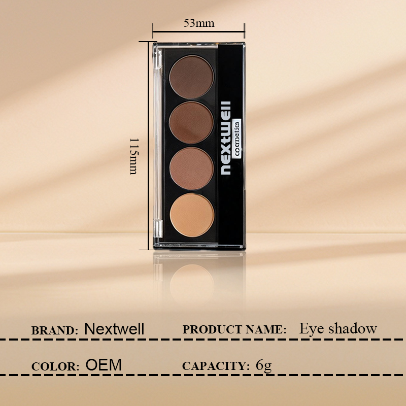 [Out of stock, Minimum order: 12,000 pcs]NEXTWELL Four-color eyeshadow