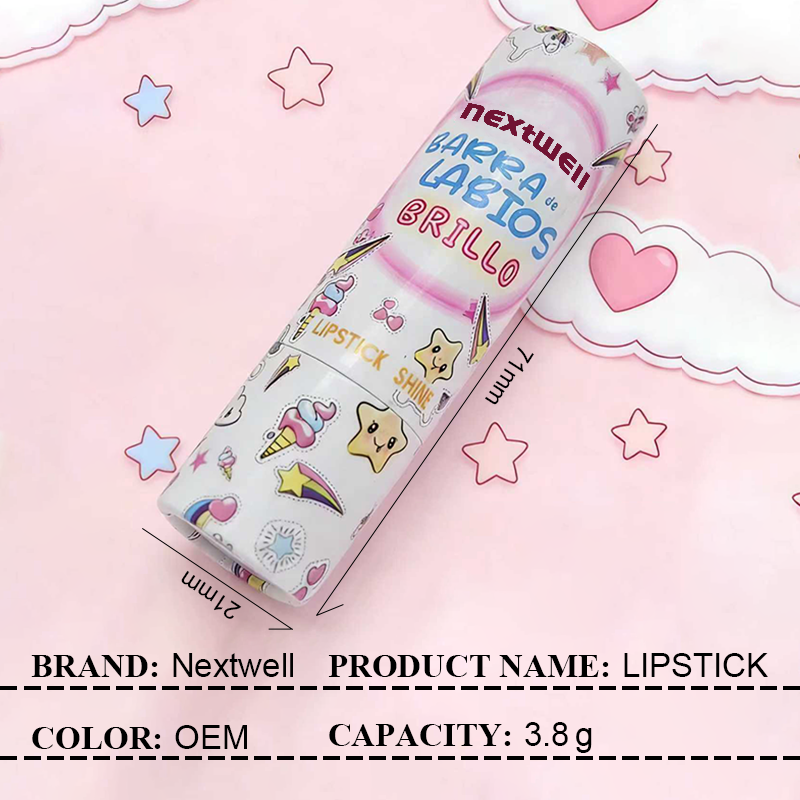[Out of stock, Minimum order: 12,000 pcs]NEXTWELL Cute Star-Shining Lip Gloss