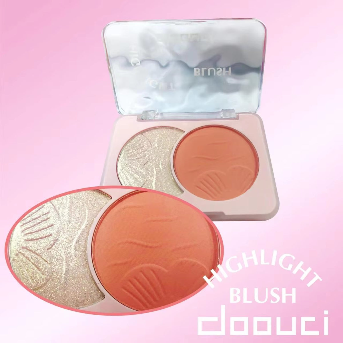 [Out of stock, Minimum order: 12,000 pcs]NEXTWELL 2-in-1 Blush & Highlighter