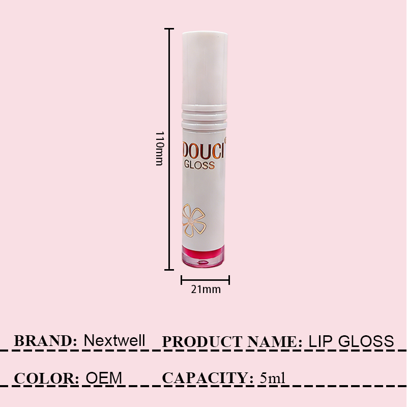 [Out of stock, Minimum order: 12,000 pcs]NEXTWELL Flower-Like Radiant Lip Gloss