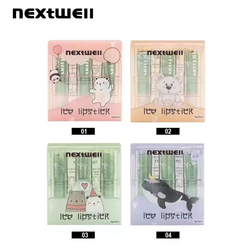 [Out of stock, Minimum order: 12,000 pcs]NEXTWELL Blue glaze Lip Stick