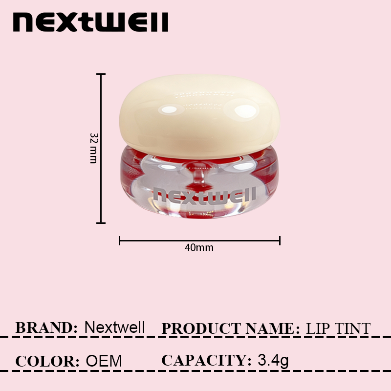 [Out of stock, Minimum order: 12,000 pcs]NEXTWELL Creamy Round Translucent Crystal Lip Gloss