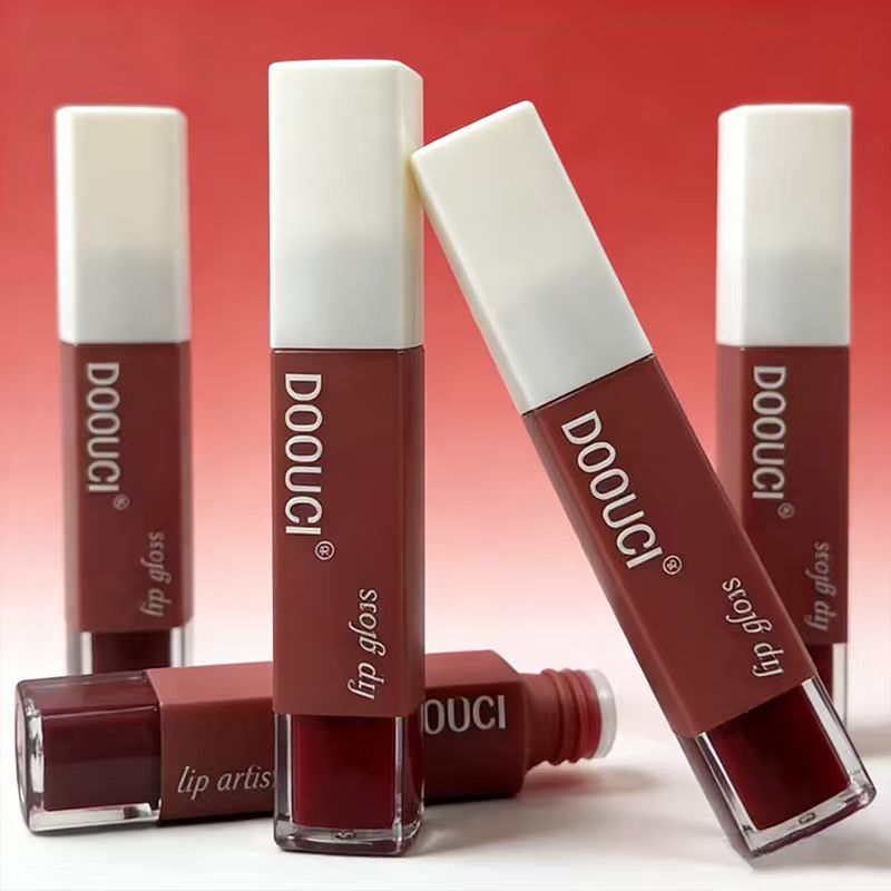 [Out of stock, Minimum order: 12,000 pcs]DOOUCI White-Eaved Brown Mist Lip Gloss