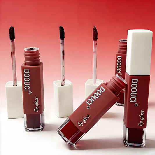 [Out of stock, Minimum order: 12,000 pcs]DOOUCI White-Eaved Brown Mist Lip Gloss
