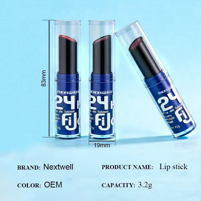 [Out of stock, Minimum order: 12,000 pcs]Nextwell Cool Blue 24H Long-Lasting Lipstick