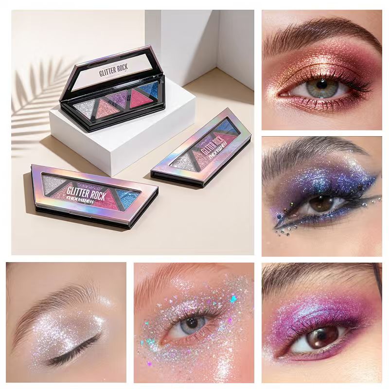 [Out of stock, Minimum order: 12,000 pcs]Nextwell Neon Triangle Eyeshadow Palette