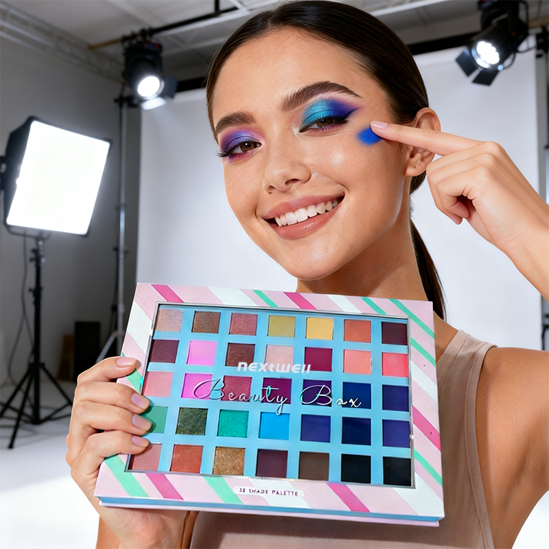 [Out of stock, Minimum order: 12,000 pcs]Nextwell 35-color eyeshadow palette