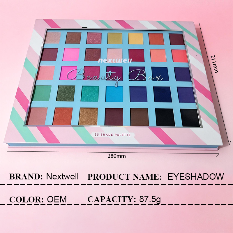 [Out of stock, Minimum order: 12,000 pcs]Nextwell 35-color eyeshadow palette