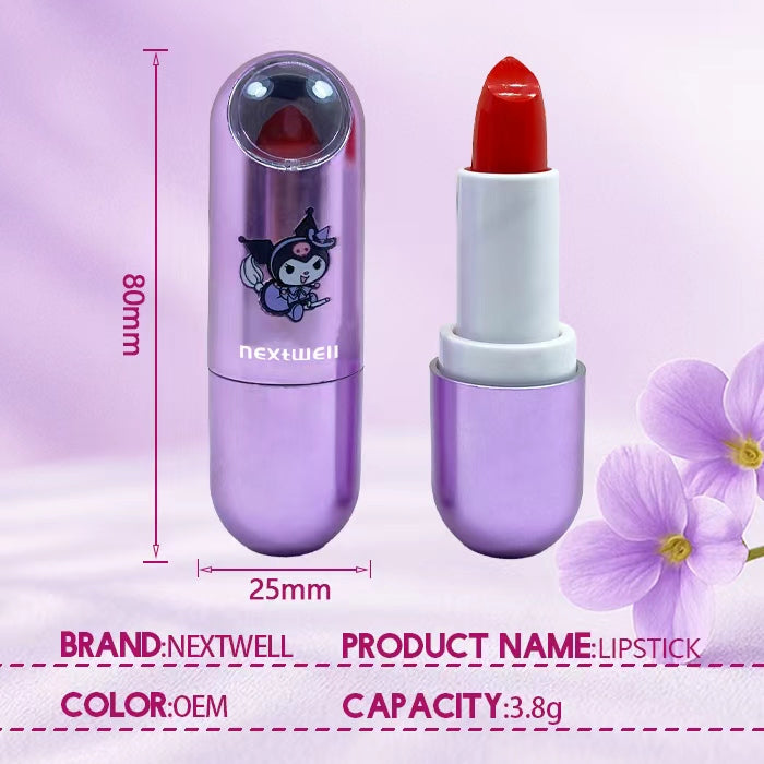 [Minimum order: 8,000 pcs]Nextwell Cute Cartoon Luxe Moisturizing Lipstick