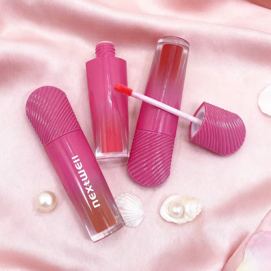 [Minimum order: 8,000 pcs]Nextwell Pink Gradient Velvet Lip Gloss
