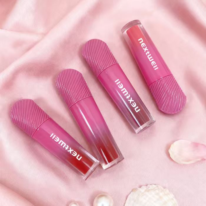 [Minimum order: 8,000 pcs]Nextwell Pink Gradient Velvet Lip Gloss