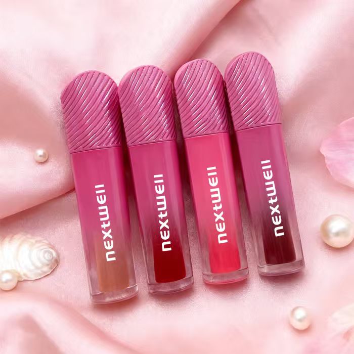 [Minimum order: 8,000 pcs]Nextwell Pink Gradient Velvet Lip Gloss