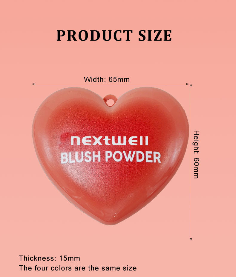 [Minimum order: 8,000 pcs]Nextwell Heartbeat Satin Blush Cream