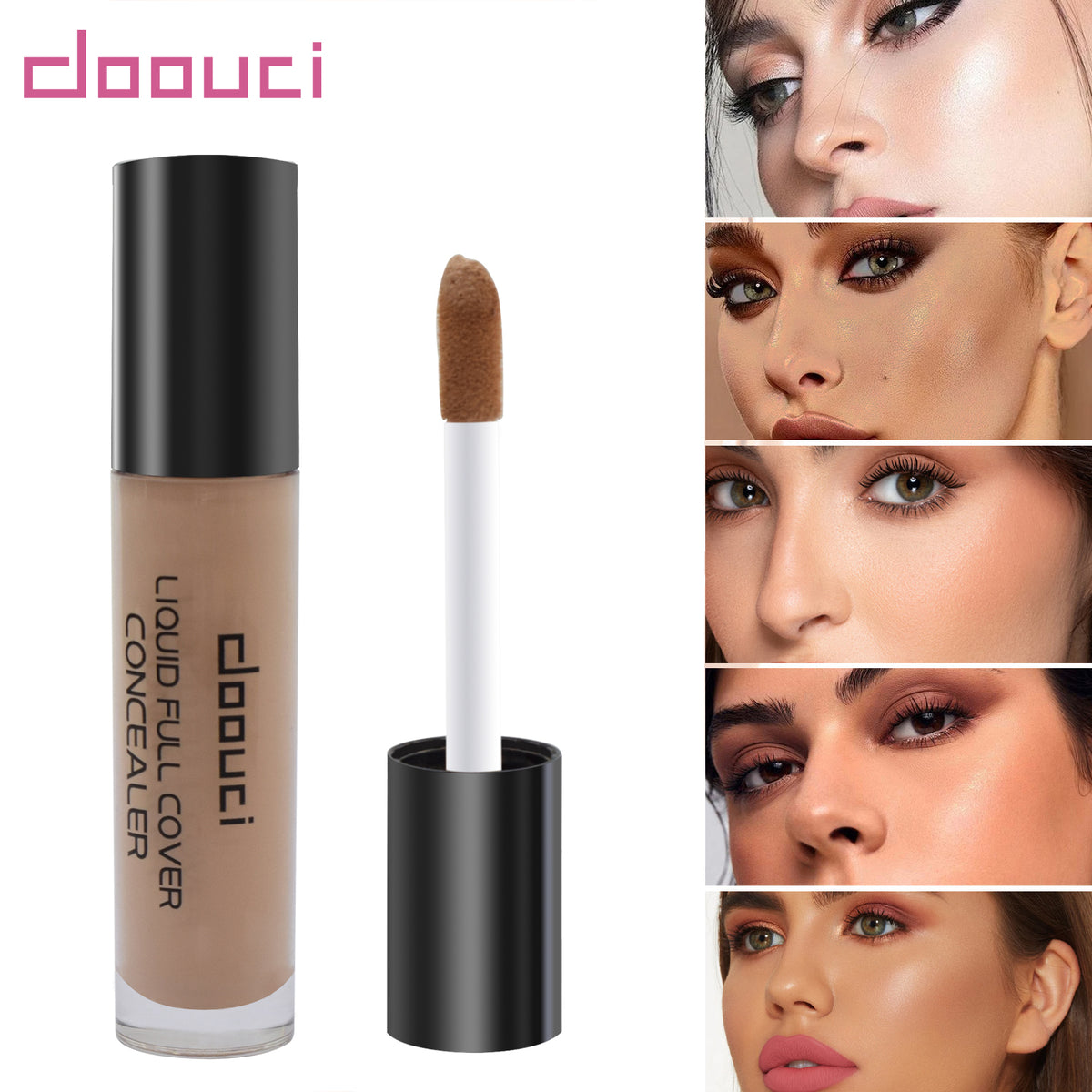 [Minimum order: 8,000 pcs]DOOUZI Multi-Shade Full-Coverage Long-Lasting Foundation