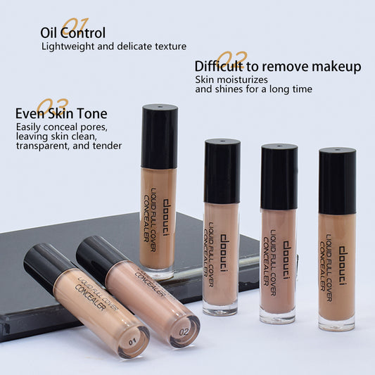 [Minimum order: 8,000 pcs]DOOUZI Multi-Shade Full-Coverage Long-Lasting Foundation