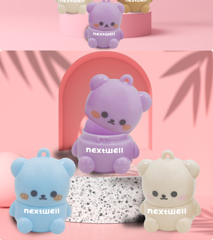 [Minimum order: 8,000 pcs]Nextwell Cute Bear Nourishing Lip Balm