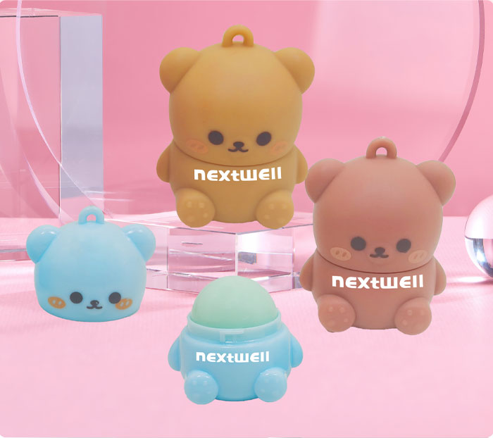 [Minimum order: 8,000 pcs]Nextwell Cute Bear Nourishing Lip Balm