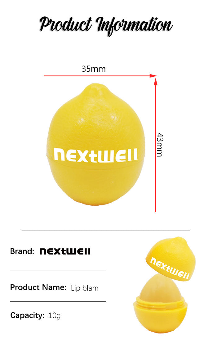 [Minimum order: 8,000 pcs]Nextwell Lemon Fun Nourishing Lip Balm