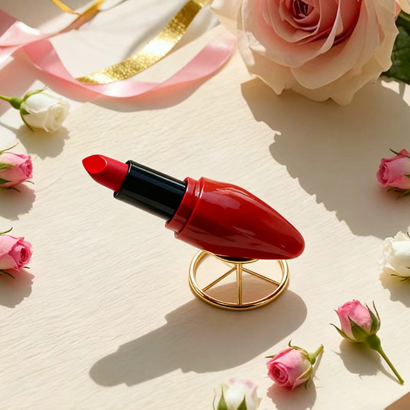 [Minimum order: 8,000 pcs]Lip-Shaped Luxe Color Lipstick