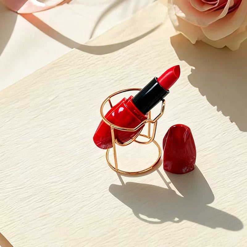 [Minimum order: 8,000 pcs]Lip-Shaped Luxe Color Lipstick