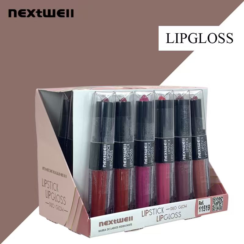 [Minimum order: 8,000 pcs]Nextwell Moist Glow Dual-Ended Lip Stick & Gloss