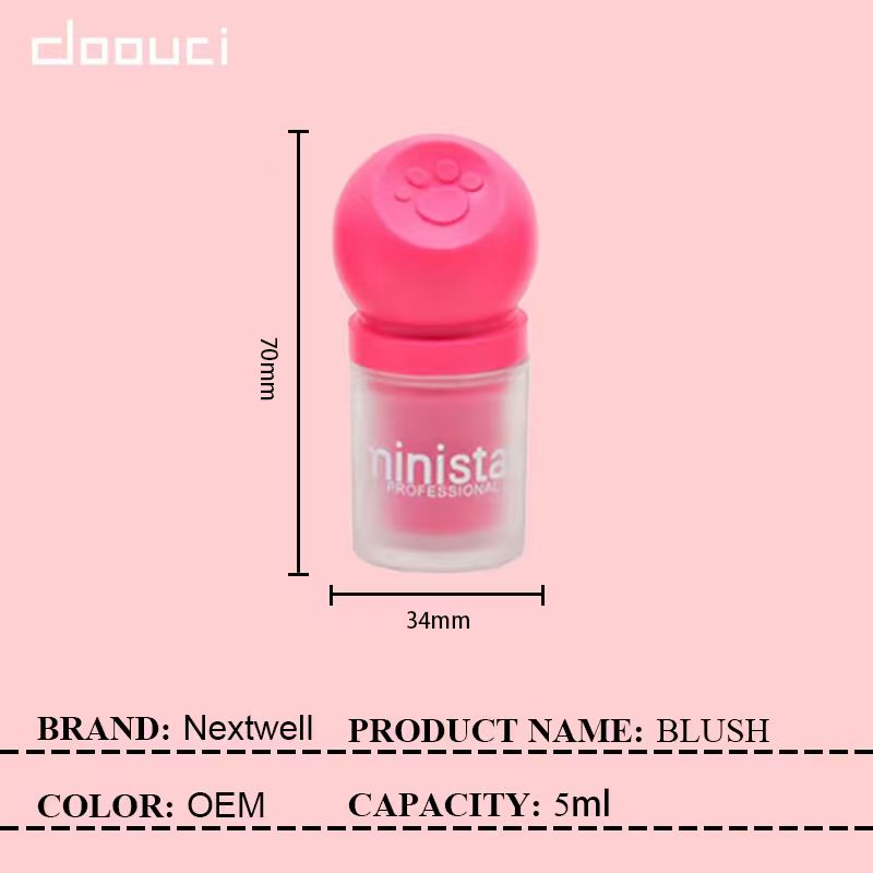 [Minimum order: 8,000 pcs]Nextwell Paw-Shaped Soft Blush Liquid