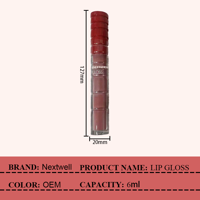 Nextwell Red-Layered Matte Lip Gloss[Minimum order: 8,000 pcs]