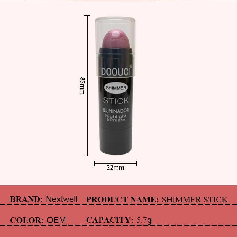 [Minimum order: 8,000 pcs]DOOUCI Twist-Glow Smooth Highlight Stick