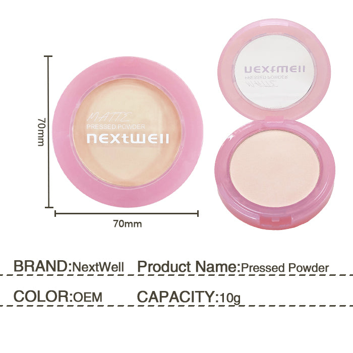 [Minimum order: 8,000 pcs]Nextwell Matte Long-Lasting Pressed Powder