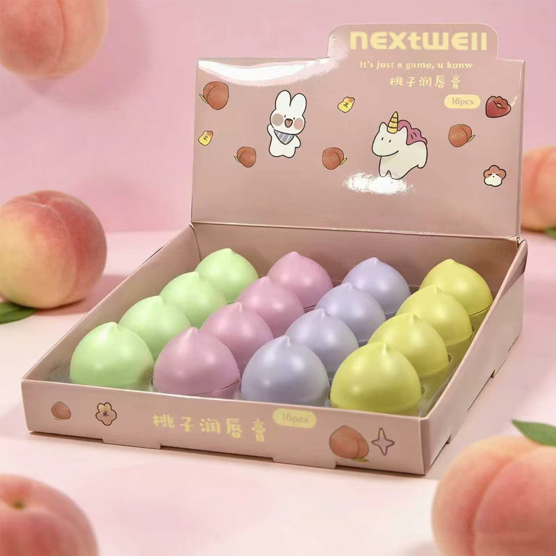 [Minimum order: 8,000 pcs]Nextwell Peachy Cute Moist Lip Balm