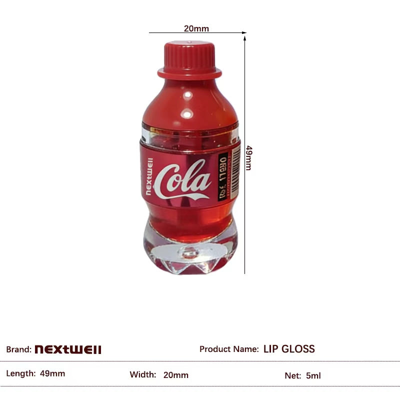 [Minimum order: 8,000 pcs]Nextwell Fizzy Drink Fun Shiny Lip Gloss