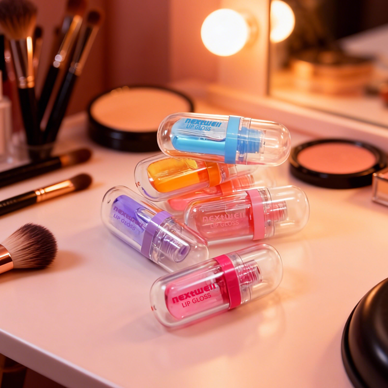 [Minimum order: 8,000 pcs]Nextwell Fun Cup Sweet Hydrating Shiny Lip Gloss