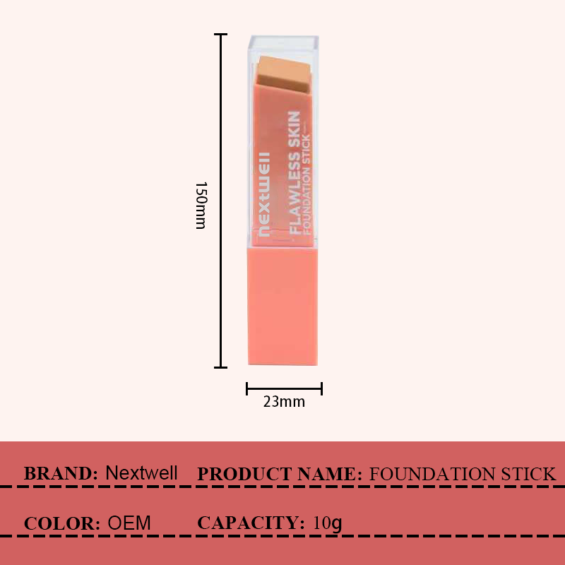[Minimum order: 8,000 pcs]Nextwell Soft Even Silky Longwear Foundation Stick