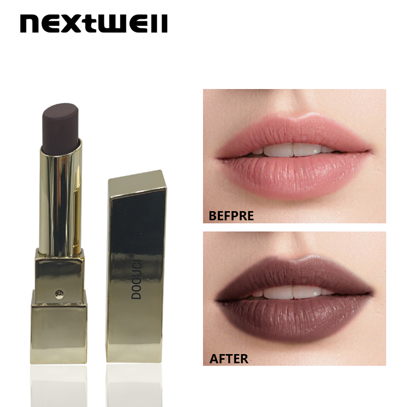 [Minimum order quantity: 12,000 pcs]NEXTWELL Luxury Gold Cube Lipstick