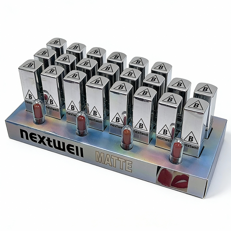 [Minimum order quantity: 12,000 pcs]NEXTWELL Cold Silver Square Tube Lipstick