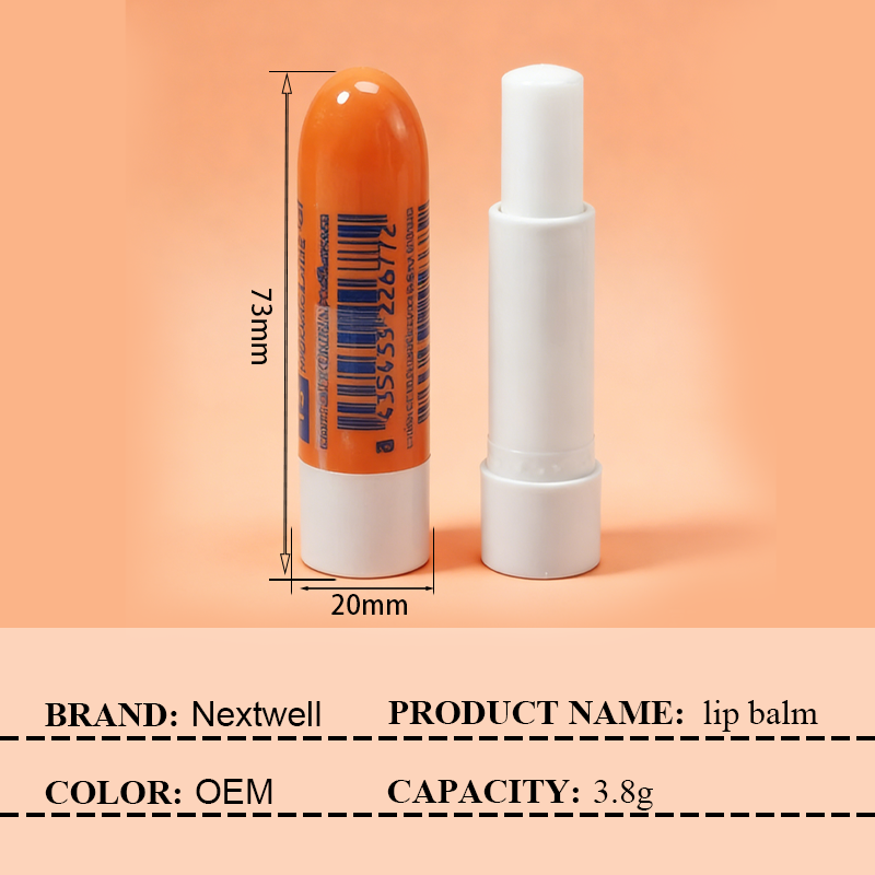 [Minimum order quantity: 12,000 pcs]NEXTWELL Sunny Orange Lip Balm