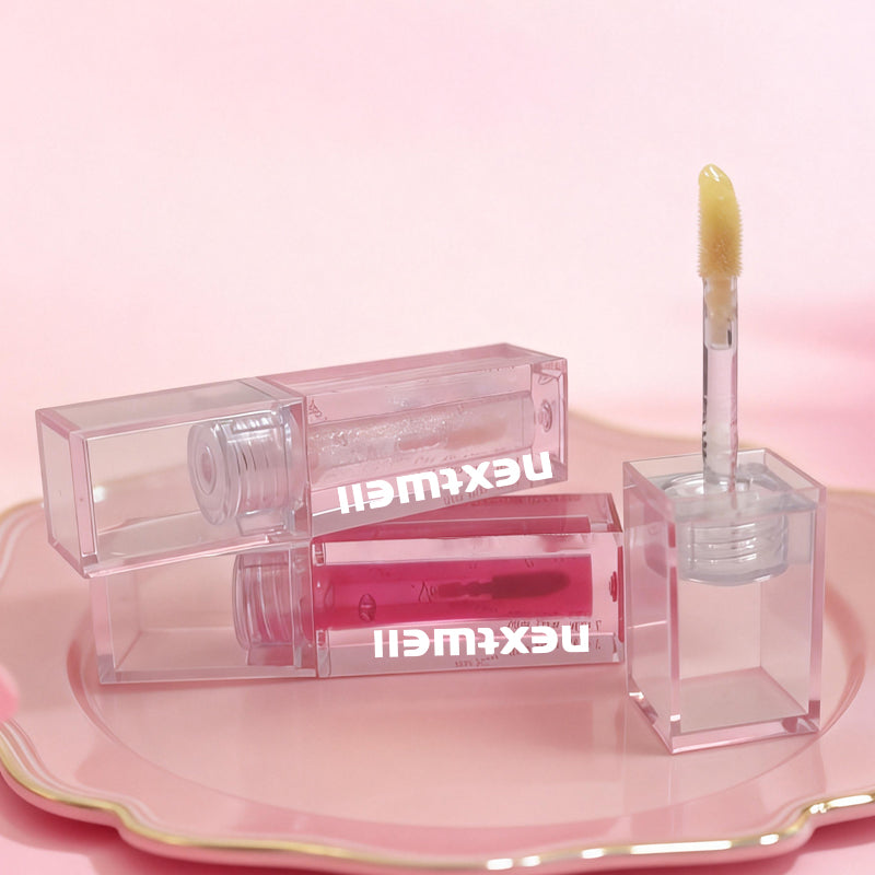 [Minimum order quantity: 12,000 pcs]NEXTWELL Pink Rose Ice Mirror Lip Gloss