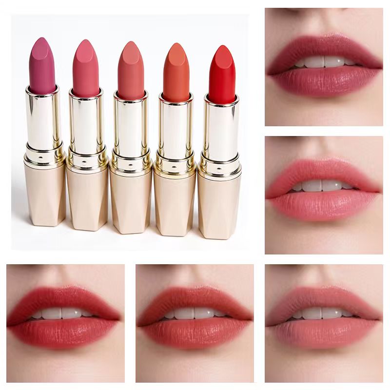 [Minimum order quantity: 12,000 pcs]NEXTWELL Champagne Gold Tube Lip Stick