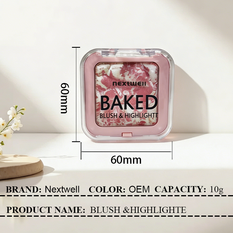 [Minimum order quantity: 12,000 pcs]NEXTWELL Sakura Pink Square Blush
