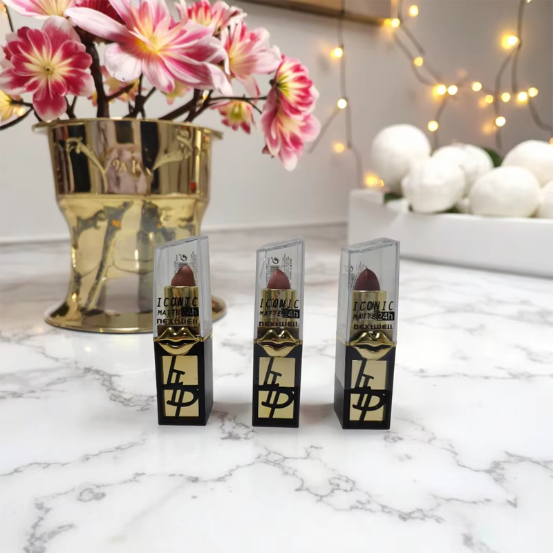 [Minimum order quantity: 12,000 pcs]NEXTWELL Luxury Gold Imprint Matte Lip Stick