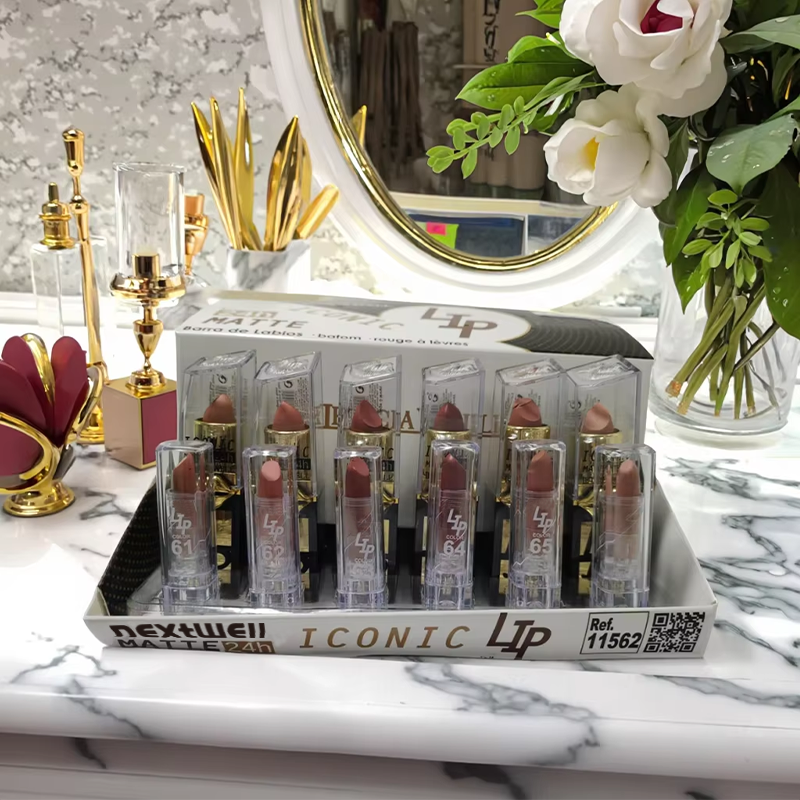 [Minimum order quantity: 12,000 pcs]NEXTWELL Luxury Gold Imprint Matte Lip Stick