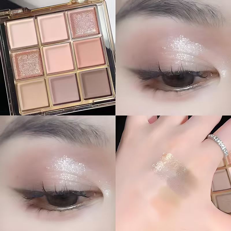 [Minimum order quantity: 12,000 pcs]NEXTWELL Powder Mist Soft Color Nine-Tone Eyeshadow Palette