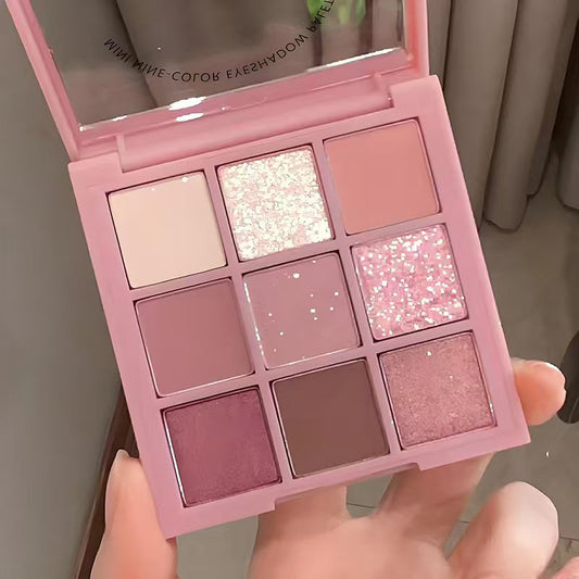 [Minimum order quantity: 12,000 pcs]NEXTWELL Powder Mist Soft Color Nine-Tone Eyeshadow Palette
