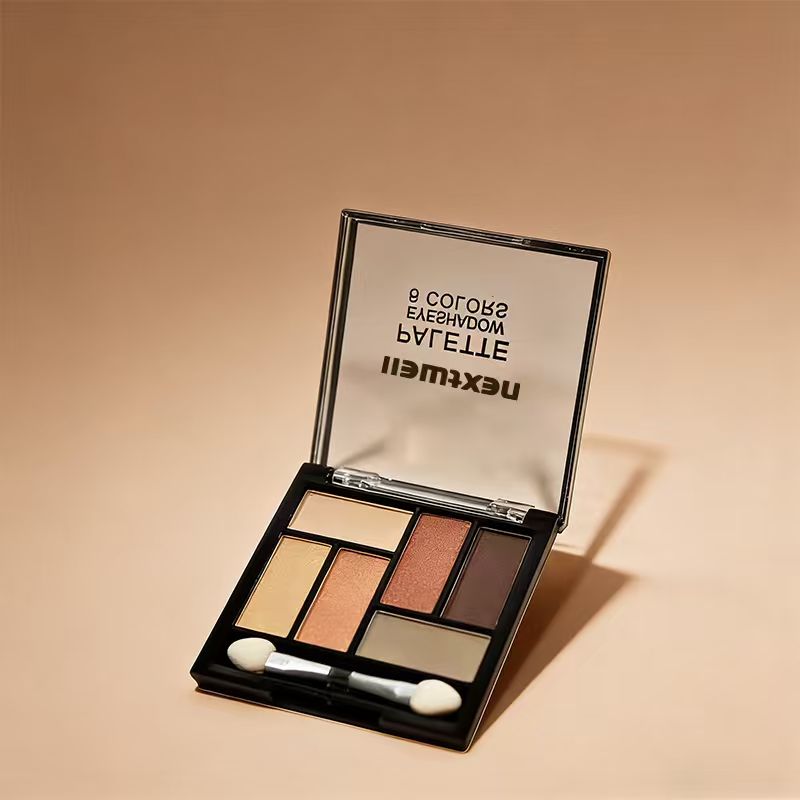 [Minimum order quantity: 12,000 pcs]Nextwell Golden Brown Luxury Light Six-Color Eyeshadow Palette
