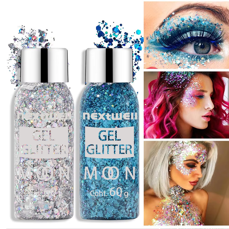 [Minimum order quantity: 12,000 pcs]Nextwell Purple Starry Moonlight Glitter Eye Gel