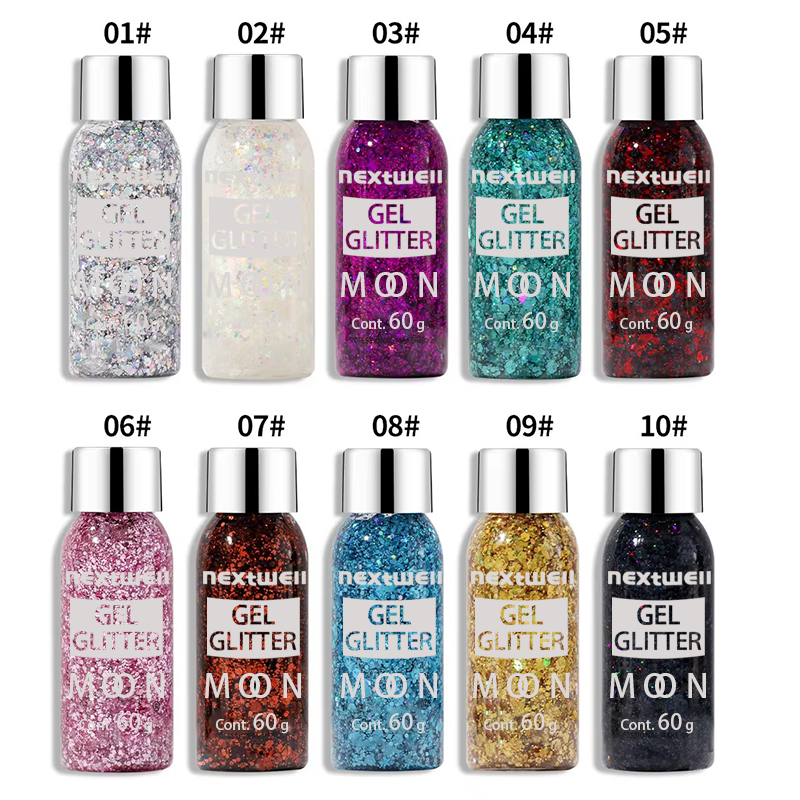 [Minimum order quantity: 12,000 pcs]Nextwell Purple Starry Moonlight Glitter Eye Gel