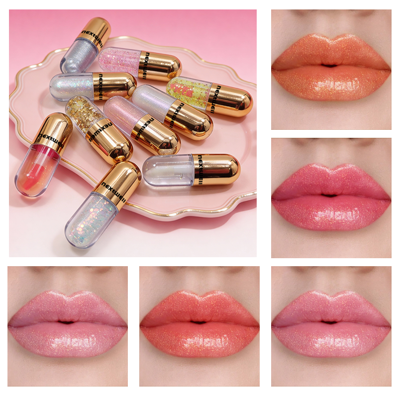 [Minimum order quantity: 12,000 pcs]Nextwell Color-Changing Capsule Lip Gloss Gift Set