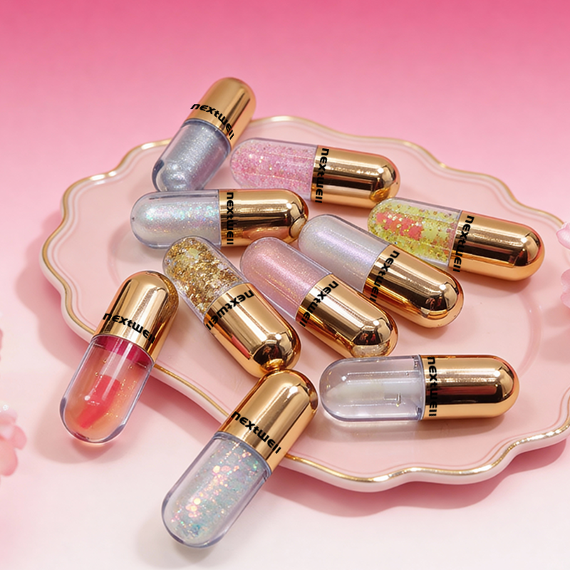 [Minimum order quantity: 12,000 pcs]Nextwell Color-Changing Capsule Lip Gloss Gift Set