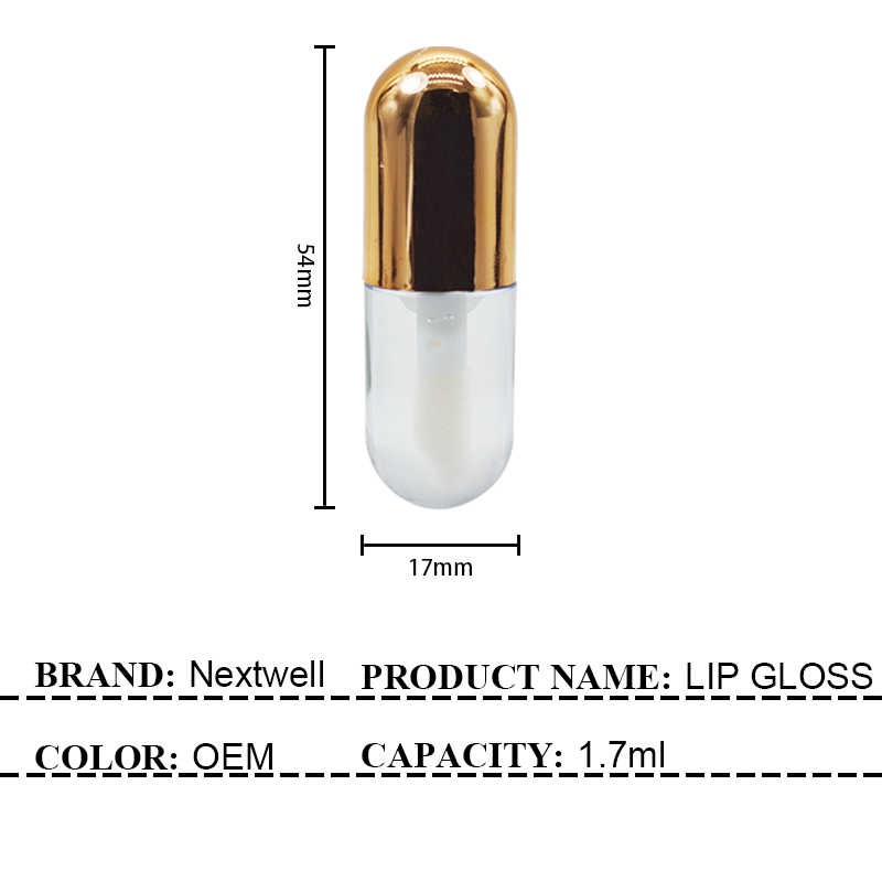 [Minimum order quantity: 12,000 pcs]Nextwell Color-Changing Capsule Lip Gloss Gift Set